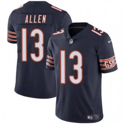 Youth Chicago Bears 13 Keenan Allen Navy Vapor Stitched Football Jersey