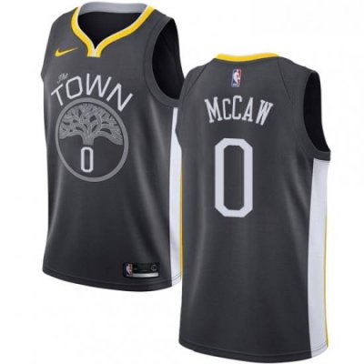 Womens Nike Golden State Warriors 0 Patrick McCaw Swingman Black Alternate NBA Jersey Statement Edition