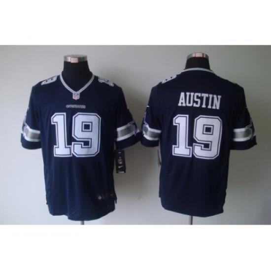 Nike Dallas CoWboys 19 Miles Austin Blue LIMITED NFL Jersey