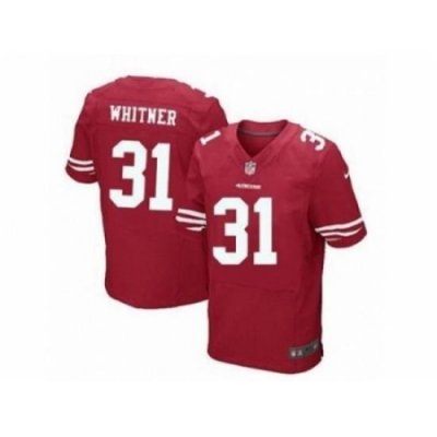 Nike San Francisco 49ers 31 Donte Whitner red Elite NFL Jersey