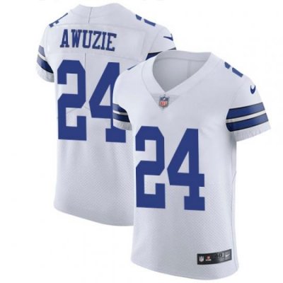 Nike Cowboys #24 Chidobe Awuzie White Mens Stitched NFL Vapor Untouchable Elite Jersey