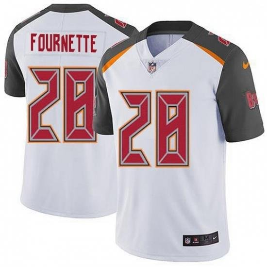 Men Tampa Bay Buccaneers 28 Leonard Fournette White Men Stitched NFL Vapor Untouchable Limited Jersey