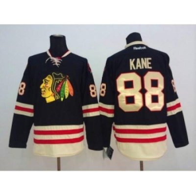 NHL chicago blackhawks #88 kane black jerseys(2015 new classic)