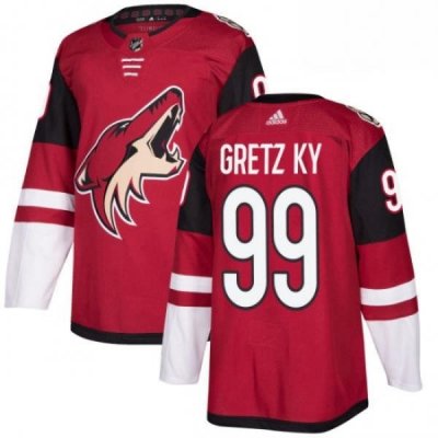 Youth Adidas Arizona Coyotes 99 Wayne Gretzky Authentic Burgundy Red Home NHL Jersey