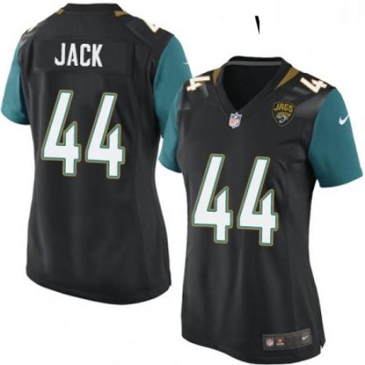 Womens Nike Jacksonville Jaguars 44 Myles Jack Game Black Alternate NFL Jersey