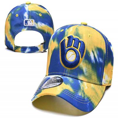 MLB Milwaukee Brewers Stitched Snapback Hats 001