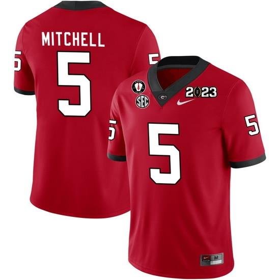 Men #5 Adonai Mitchell Georgia Bulldogs 2022-23 CTP National Championship Football Jerseys