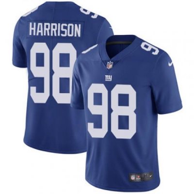 Youth Nike Giants #98 Damon Harrison Royal Blue Team Color Stitched NFL Vapor Untouchable Limited Jersey