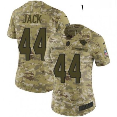 Womens Nike Jacksonville Jaguars 44 Myles Jack Limited Camo 2018 Salute to Service NFL Jersey