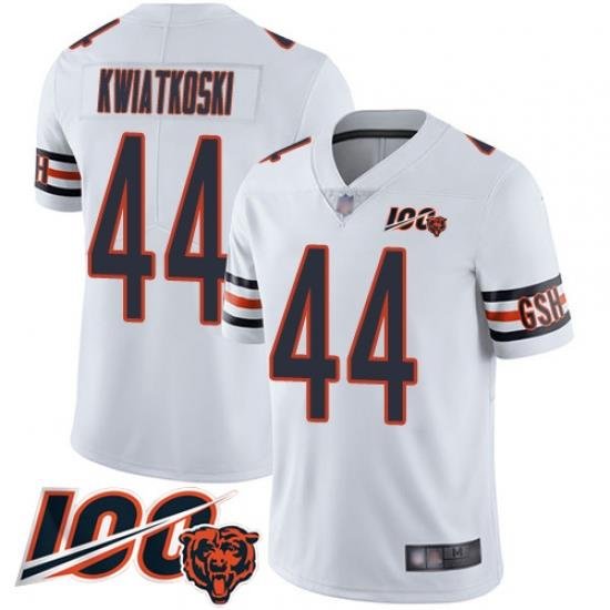 Youth Chicago Bears 44 Nick Kwiatkoski White Vapor Untouchable Limited Player 100th Season Football Jersey