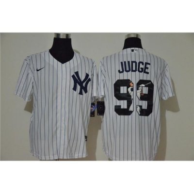 Yankees 99 Aaron Judge White Nike Cool Base Player Jersey