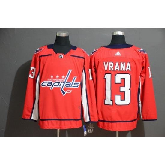 Capitals 13 Jakub Vrana Red Adidas Jersey