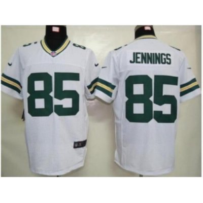 Nike Green Bay Packers 85 Greg Jennings white Elite NFL Jersey