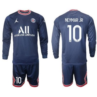 Men Paris Saint Germain Long Sleeve Soccer Jerseys 555