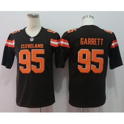 Nike Browns 95 Myles Garrett Brown Vapor Untouchable Player Limited Jersey