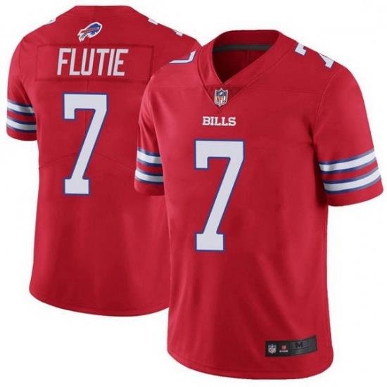 Men Buffalo Bills Doug Flutie Red Limited Color Rush Vapor Untouchable Jersey