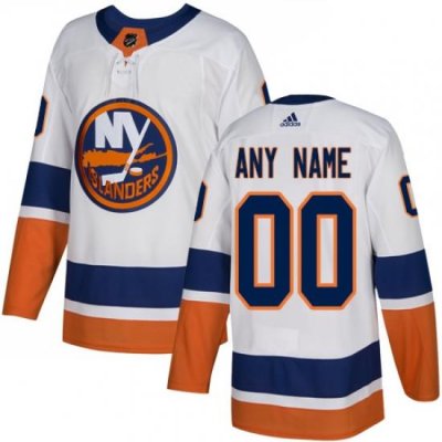 Men Women Youth Toddler Youth White Jersey - Customized Adidas New York Islanders Away