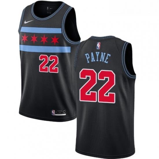 Womens Nike Chicago Bulls 22 Cameron Payne Swingman Black NBA Jersey City Edition