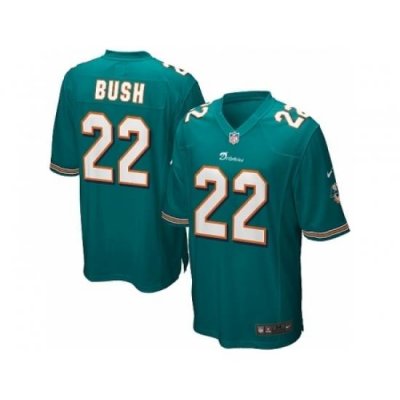 Nike Miami Dolphins 22 Reggie Bush green Game NFL Jersey