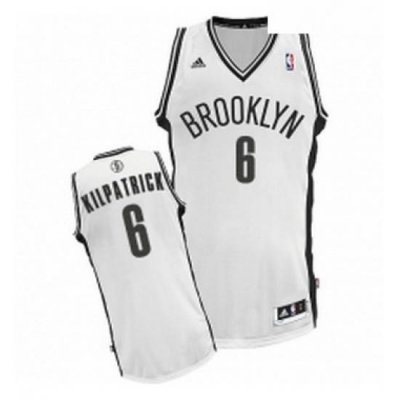 Youth Adidas Brooklyn Nets 6 Sean Kilpatrick Swingman White Home NBA Jersey