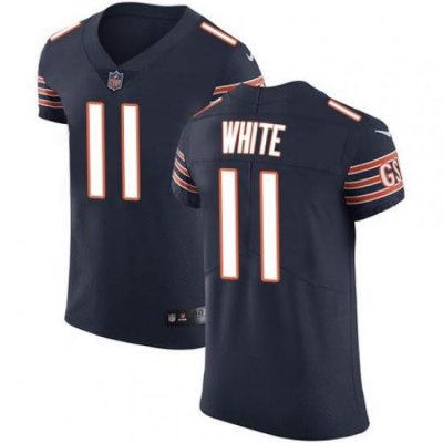 Nike Bears #11 Kevin White Navy Blue Team Color Mens Stitched NFL Vapor Untouchable Elite Jersey