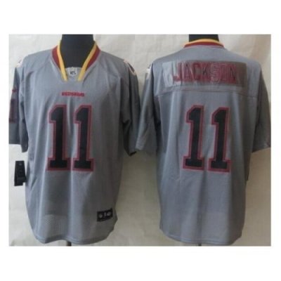 Nike Washington Redskins 11 DeSean Jackson Grey Elite Lights Out NFL Jersey