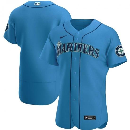 Men Seattle Mariners Men Nike Royal Alternate 2020 Flex Base Official Team MLB Jersey