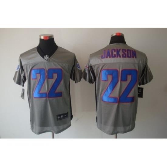 Nike Buffalo Bills 22 Fred Jackson Grey Elite ShadoW NFL Jersey