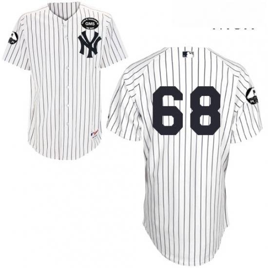 Mens Majestic New York Yankees 68 Dellin Betances Replica White GMS The Boss MLB Jersey