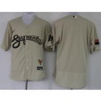 Men Arizona Diamondback Blank Gold 2021 City Connect Stitched MLB Flex Base Nike Jersey