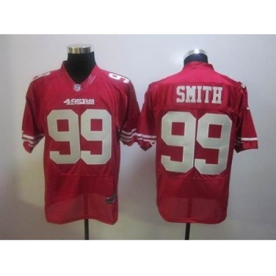 Nike San Francisco 49ers 99 Aldon Smith red Elite NFL Jersey