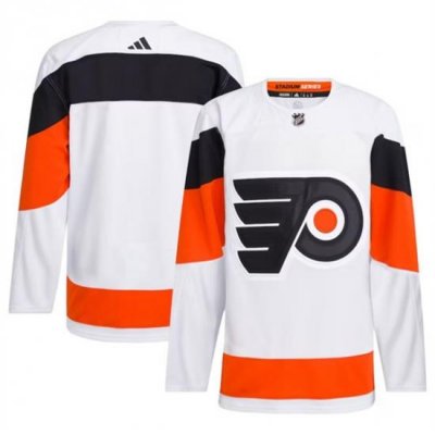 Men's Philadelphia Flyers Blank White 2024 Stadium Series Stitched Jersey