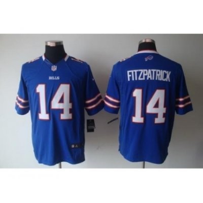 Nike Buffalo Bills 14 Ryan Fitzpatrick Blue Limited NFL Jersey