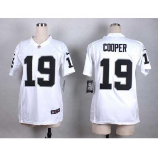 nike women nfl jerseys oakland raiders 19 cooper white[nike]