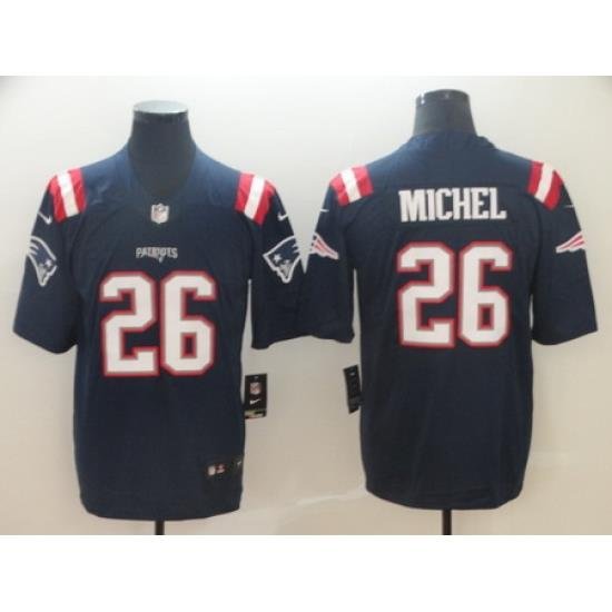 Nike Patriots 26 Sony Michel Navy Color Rush Limited Jersey