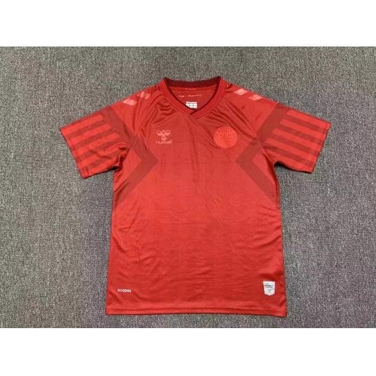 Denmark Nike  Men Red Jersey