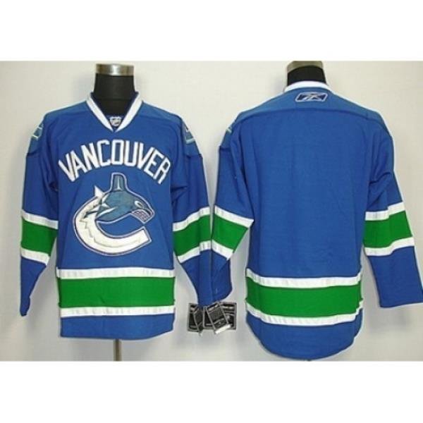 Vancouver Canucks Blank Blue Jersey