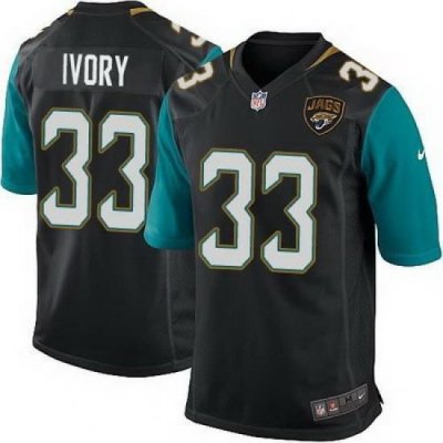 Nike Jaguars #33 Chris Ivory Black Alternate Youth Stitched NFL Elite Jersey