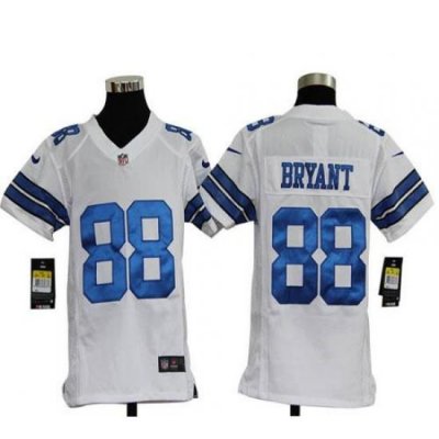 Nike Cowboys #88 Dez Bryant White Youth Stitched NFL Elite Jersey