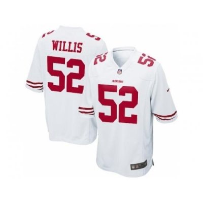 Nike San Francisco 49ers 52 Patrick Willis White Game NFL Jersey