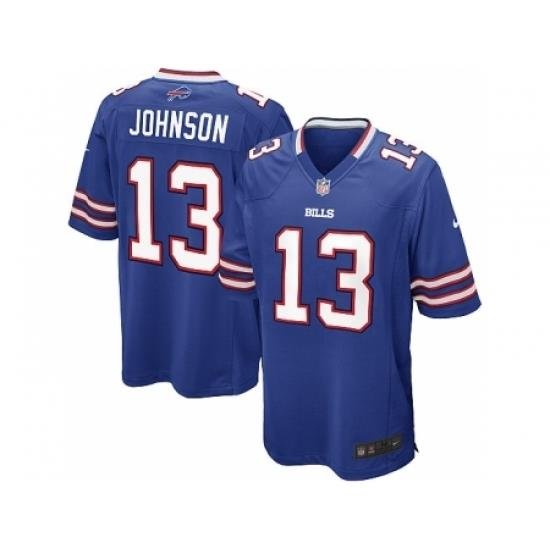 Nike Buffalo Bills 13 Steve Johnson blue Game NFL Jersey