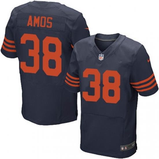 Nike Bears #38 Adrian Amos Navy Blue Alternate Mens Stitched NFL Elite Jersey