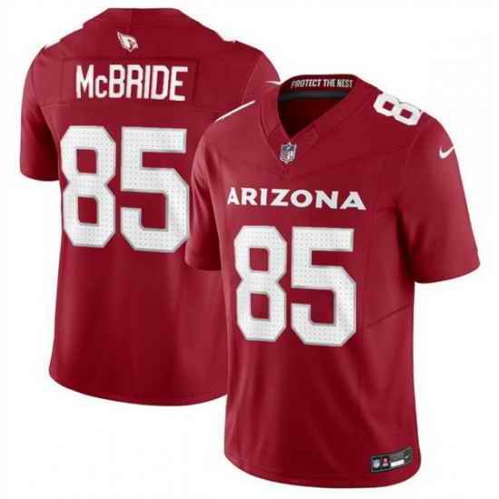 Men Arizona Cardinals 85 Trey McBride Red 2024 F U S E  Vapor Untouchable Limited Stitched