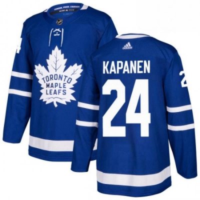 Youth Adidas Toronto Maple Leafs 24 Kasperi Kapanen Authentic Royal Blue Home NHL Jersey