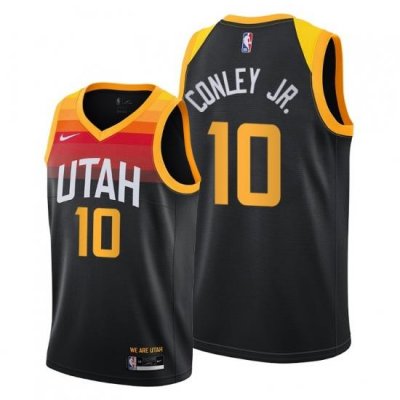 Jazz Mike Conley Jr. Black City New Uniform Jersey