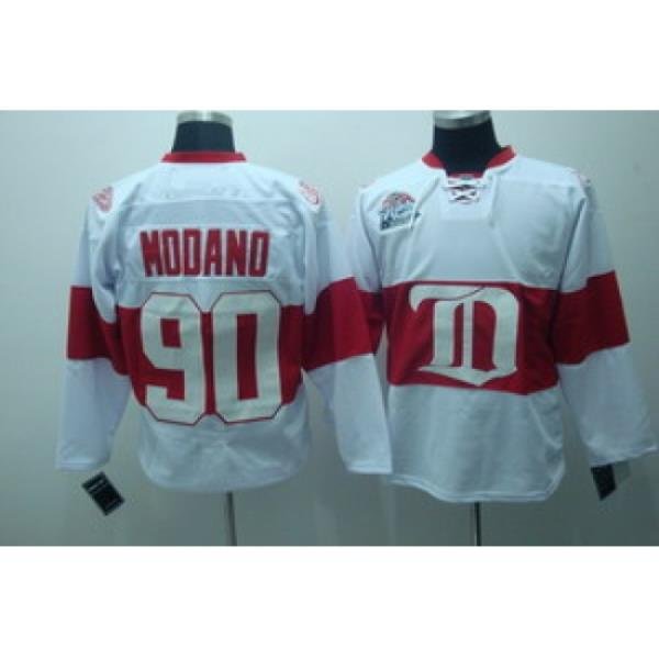 Detroit Red Wings 42 MODANO WHITE Winter Classic Jerseys