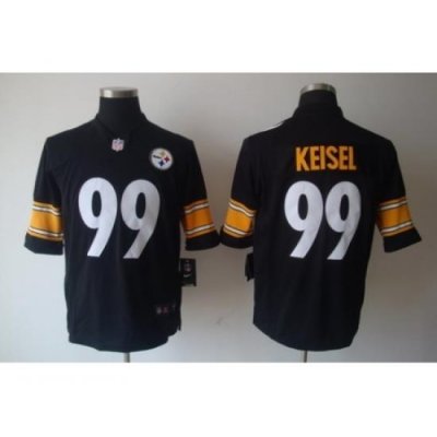 Nike Pittsburgh Steelers 99 Brett Keisel Black Limited NFL Jersey