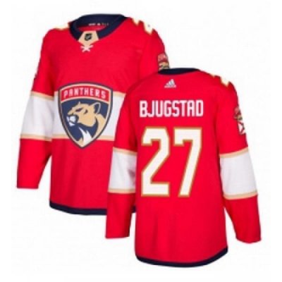 Youth Adidas Florida Panthers 27 Nick Bjugstad Premier Red Home NHL Jersey