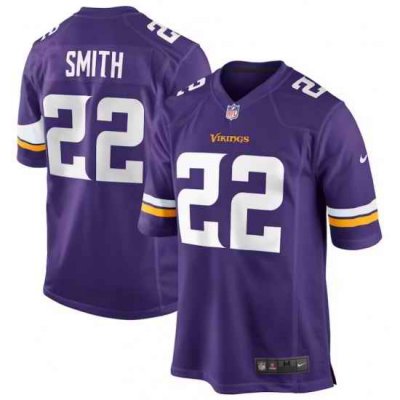 Toddler Nike Harrison Smith #22 Purple Minnesota Vikings Game Stitched Jersey