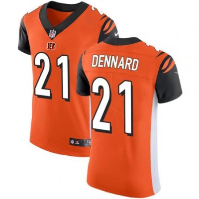 Nike Bengals #21 Darqueze Dennard Orange Alternate Mens Stitched NFL Vapor Untouchable Elite Jersey